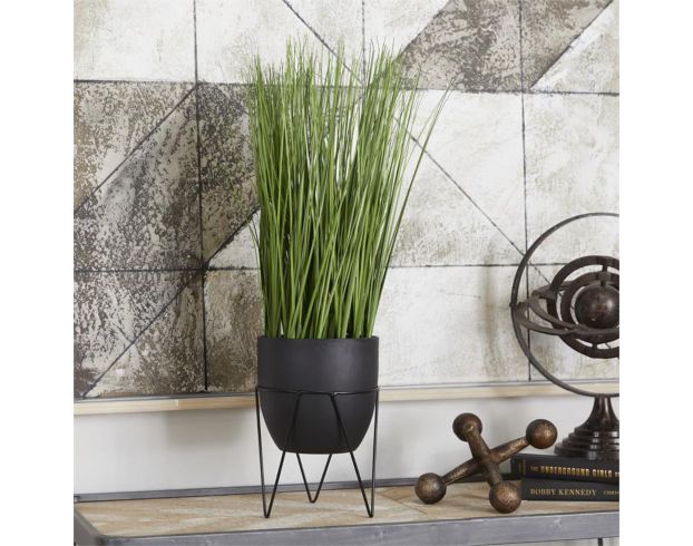 Uma 21-Inch Artificial Wheatgrass with Metal Stand large image number 2