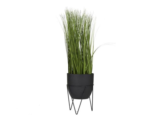 Uma 21-Inch Artificial Wheatgrass with Metal Stand large image number 3