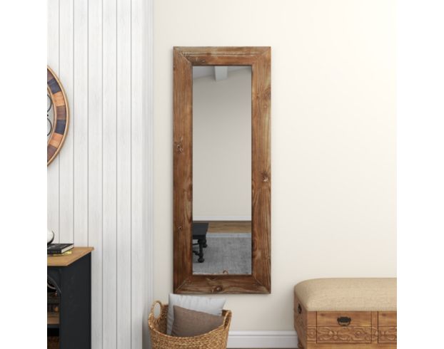 Uma Rustic 71-Inch Wood Mirror large image number 10