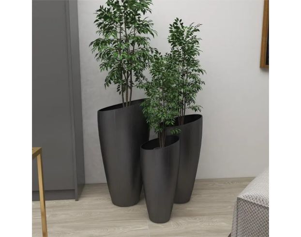 Uma Uma Spring Grey Planter (Set Of 3) large image number 3