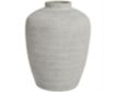 Uma 19" Cream Linear Round Pattern Vase small image number 2