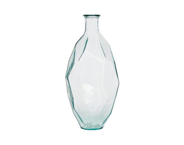 Uma 23" Clear Glass Spanish Vase large image number 1