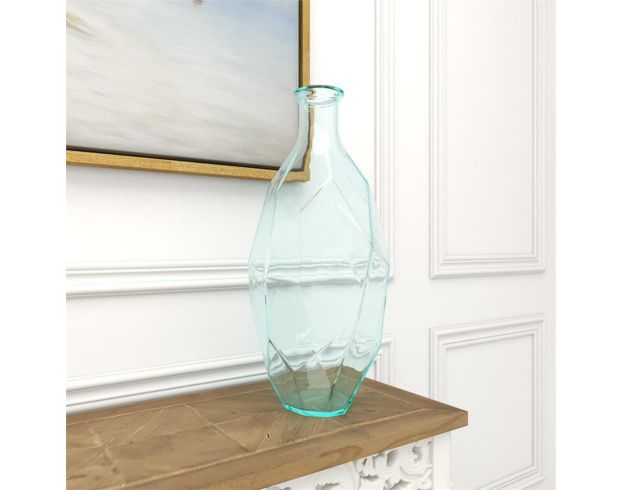 Uma 23" Clear Glass Spanish Vase large image number 4