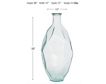 Uma 23" Clear Glass Spanish Vase small image number 5