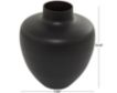 Uma 13" Matte Black Glass Vase small image number 3