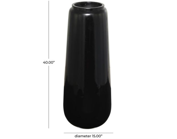 Uma 40" Black Resin Floor Vase large image number 3