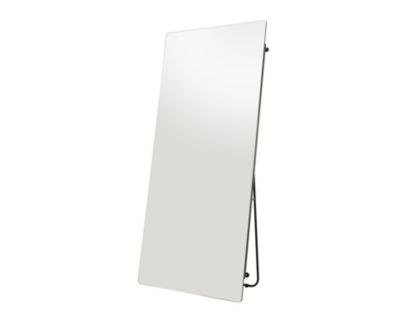 Uma Silver Glass Floor Mirror