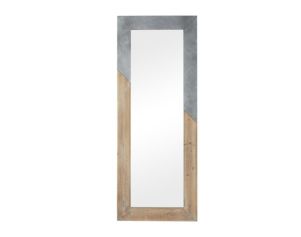 Uma Beige Wood Wall Mirror