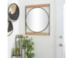 Uma Brown Metal Wall Mirror with Wood Accents small image number 4