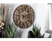 Uma 36" x 36" Brown Wall Clock with Black Accents small image number 4
