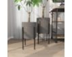 Uma Round Gray Planter with Removable Stand (Set of 2) small image number 3
