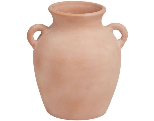 Uma 11" Orange Ceramic Terracotta Jug Vase large image number 1