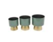 Uma Green And Gold Planter (Set Of 3) small image number 2