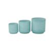 Uma Teal Planter (Set Of 3) small image number 1