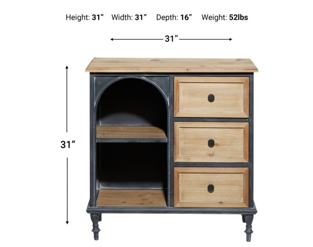 Furniture accent store cabinet