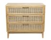 Uma Lenox 3-Drawer Natural Accent Cabinet small image number 1