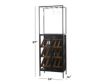Uma Cityscape Tall Glass Wine Cabinet small image number 8