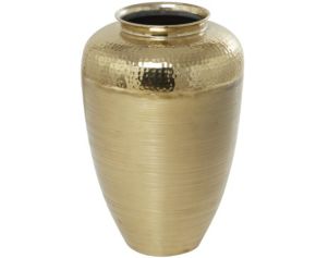 Uma 18" Gold Aluminum Vase