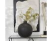 Uma 17" Matte Black Round Ceramic Vase small image number 3