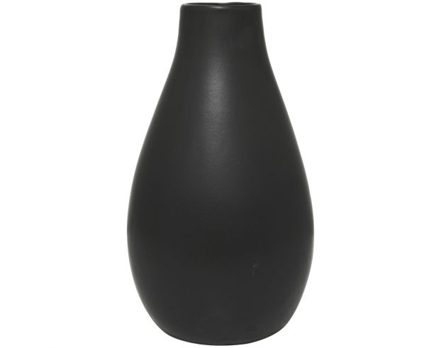 Uma 20" Matte Black Ceramic Vase large image number 2