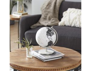 Uma 11" White Aluminum Globe