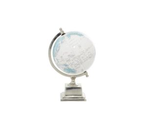 Uma 13" Blue Aluminum Globe