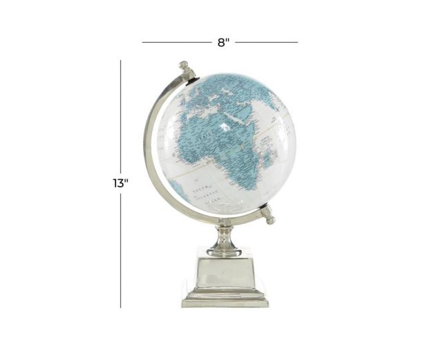 Uma 13" Blue Aluminum Globe large image number 4