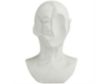 Uma 19" White Cubist Head Sculpture small image number 1