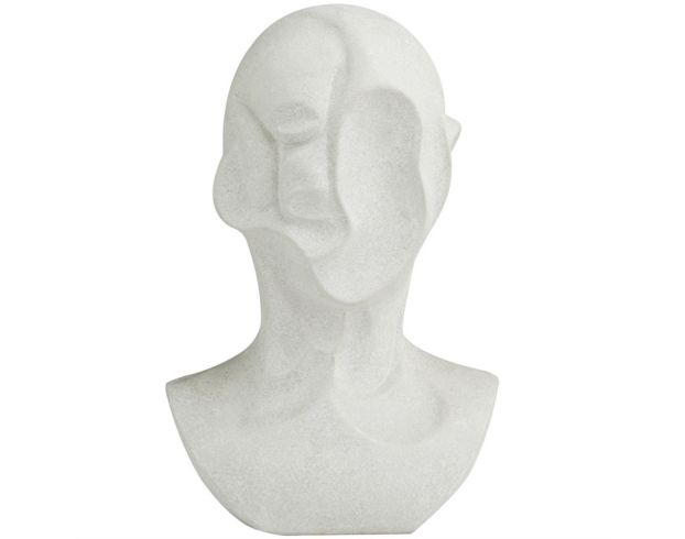 Uma 19" White Cubist Head Sculpture large image number 1