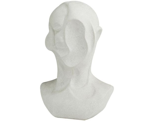 Uma 19" White Cubist Head Sculpture large image number 2