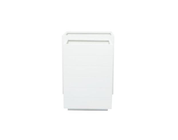 Uma White Square Planter (Set of 2) large image number 2