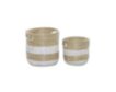 Uma Brown Seagrass Basket with Lid (Set of 2) small image number 2