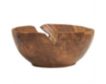 Uma 11" Brown Teak Wood Bowl small image number 1