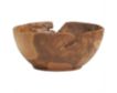 Uma 11" Brown Teak Wood Bowl small image number 2