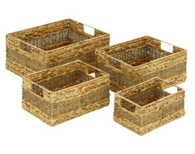 Uma Brown Seagrass Basket (Set Of 4) large image number 1