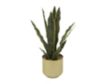 Uma 20" Faux Snake Plant with Gold Pot small image number 2