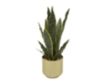 Uma 20" Faux Snake Plant with Gold Pot small image number 3
