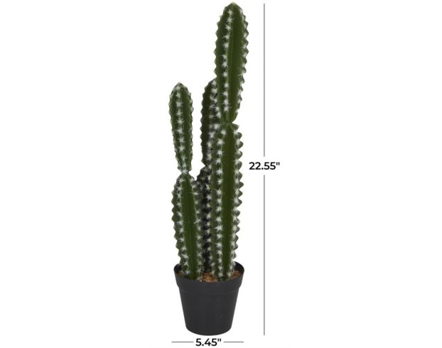 Uma 23" Faux Cactus with Black Pot large image number 5