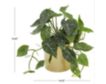 Uma 12" Faux Pothos Plant with Gold Pot small image number 5