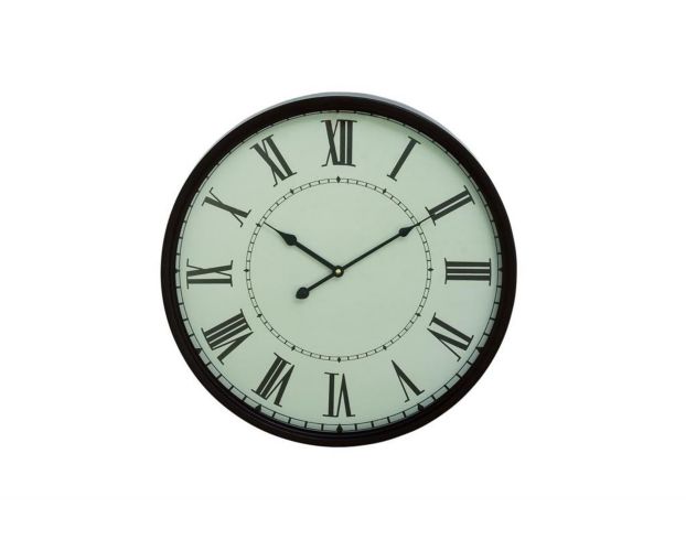 Uma Enterprises, Inc 20-Inch White Metal Wall Clock large image number 3