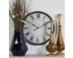 Uma Enterprises, Inc 20" White Metal Wall Clock small image number 4