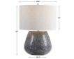 The Uttermost Company Pebbles Table Lamp small image number 8