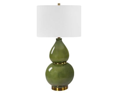 The Uttermost Company Green Gourd Table Lamp