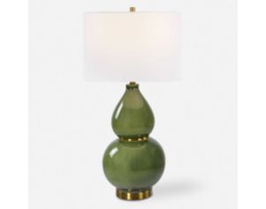 The Uttermost Company Green Gourd Table Lamp