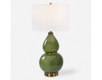 The Uttermost Company Green Gourd Table Lamp