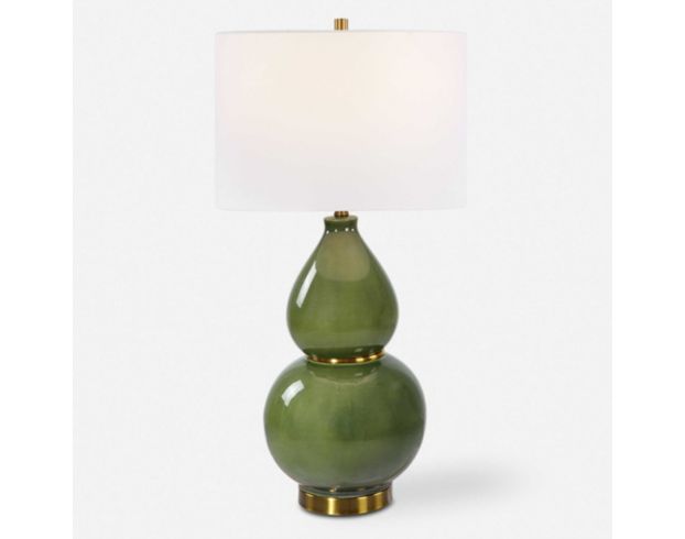 The Uttermost Company Green Gourd Table Lamp large image number 2