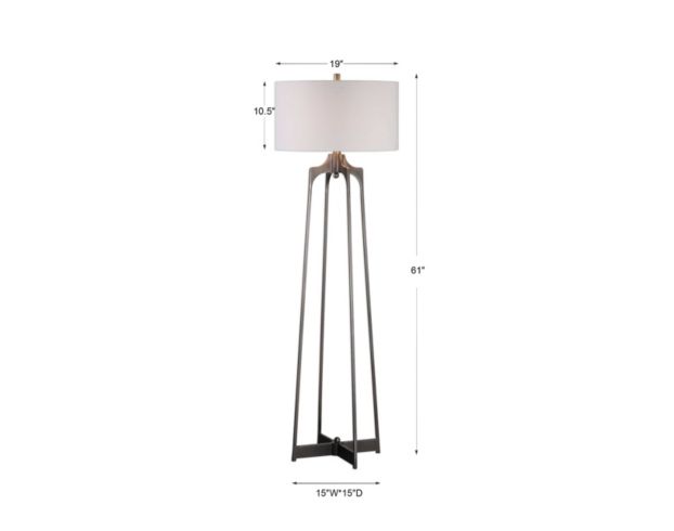 The Uttermost Company Adrian Floor Lamp large image number 4