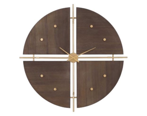 The Uttermost Company Walnut Elegance Clock large image number 1