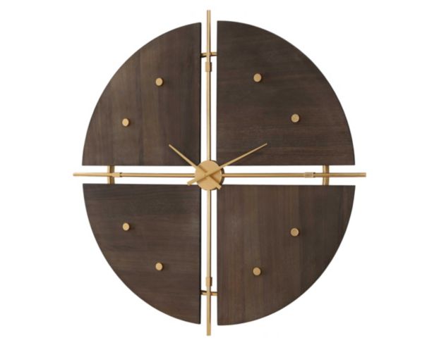 The Uttermost Company Walnut Elegance Clock large image number 2