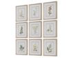 The Uttermost Company Botanical Flowers Framed Prints (Set of 9) small image number 2